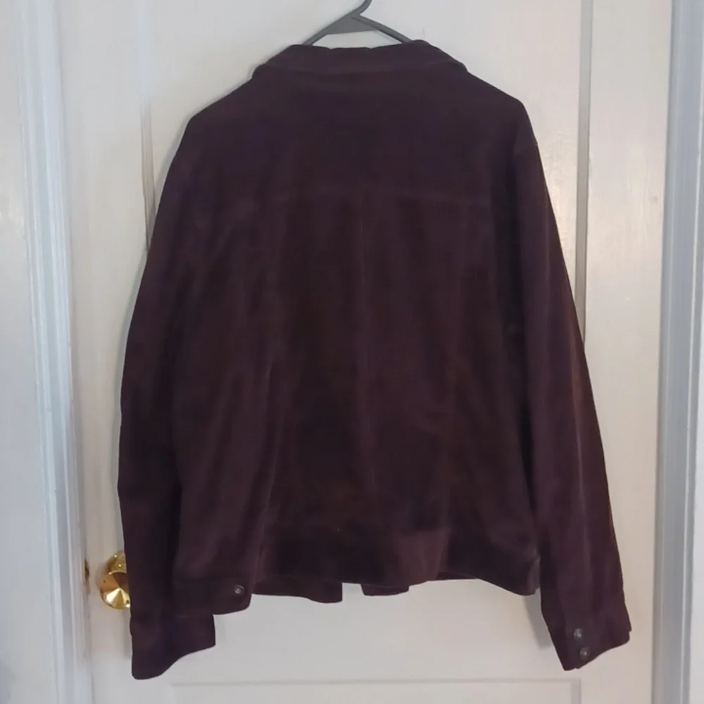 St. John Bay  women's corduroy jacket women's size 2xlarge brown